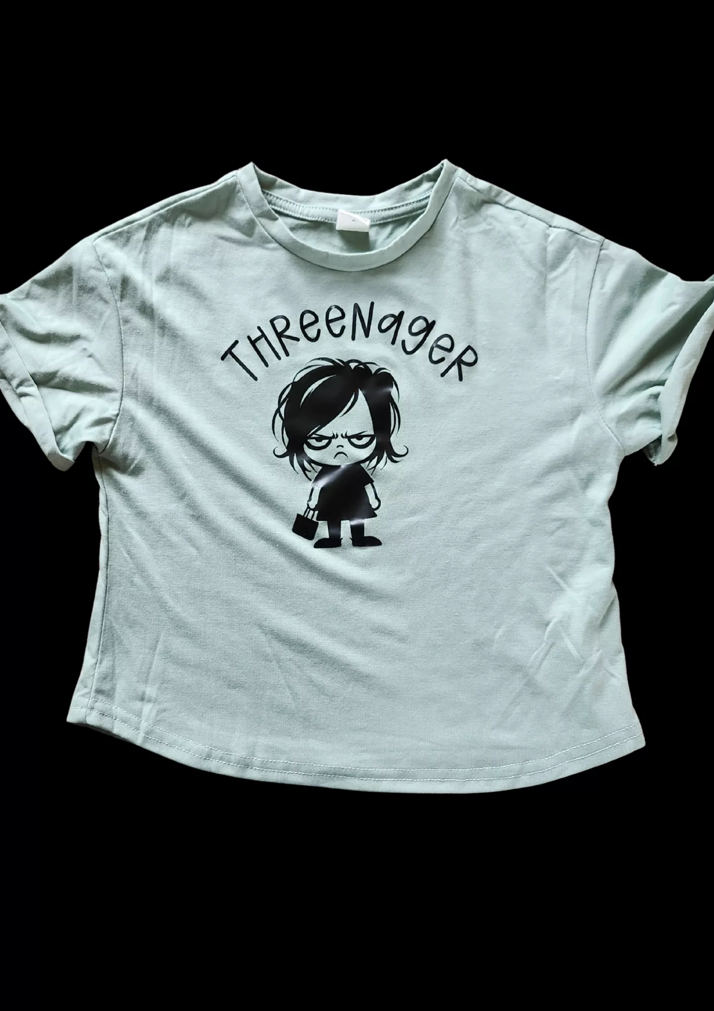 Adorable Threenager set , t-shirt & leggings age 2-3